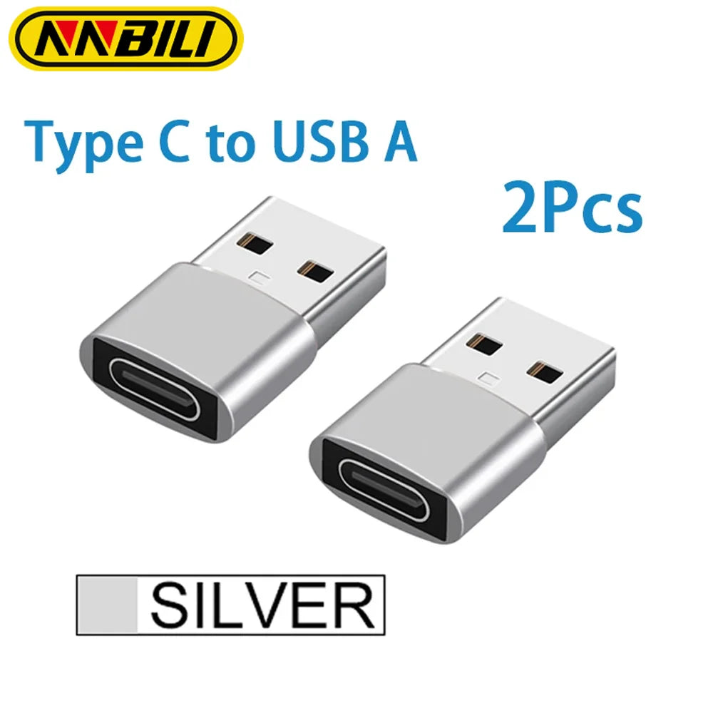 NNBILI USB To Type C OTG Adapter USB USB-C Male To Micro USB Type-c Female Converter For Macbook Samsung S20 USBC OTG Connector